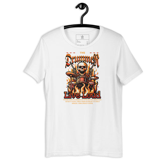 Drummer Live Loud Shirt - Rocking Carts